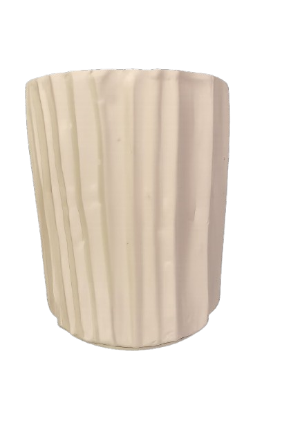 Ribbed Vase